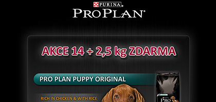 Grafický návrh a rozesílka direct mailové kampaně AKCE 14+2,5 kg ZDARMA pro zákazníky značky krmiv PRO PLAN.
